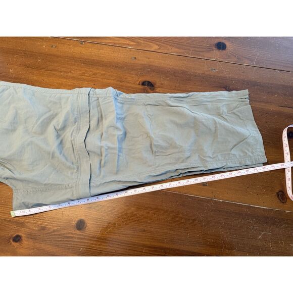 Rail Riders Men’s Convertible Sage Green Ripstop Nylon Pants 42” x 29” - Picture 10 of 12